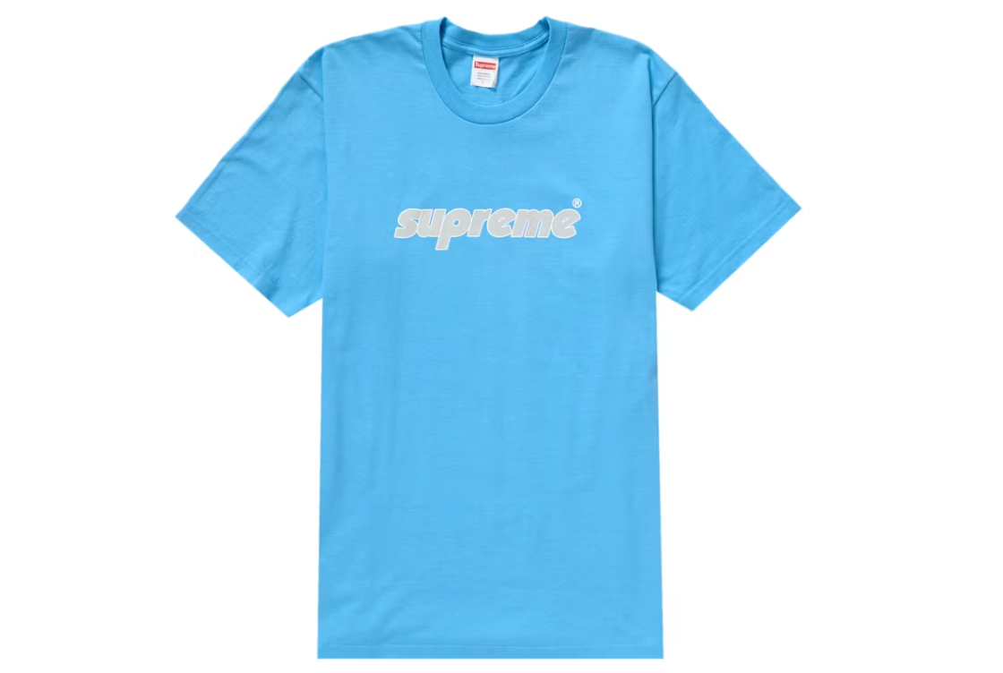Supreme Pinline Tee "Bright Blue'