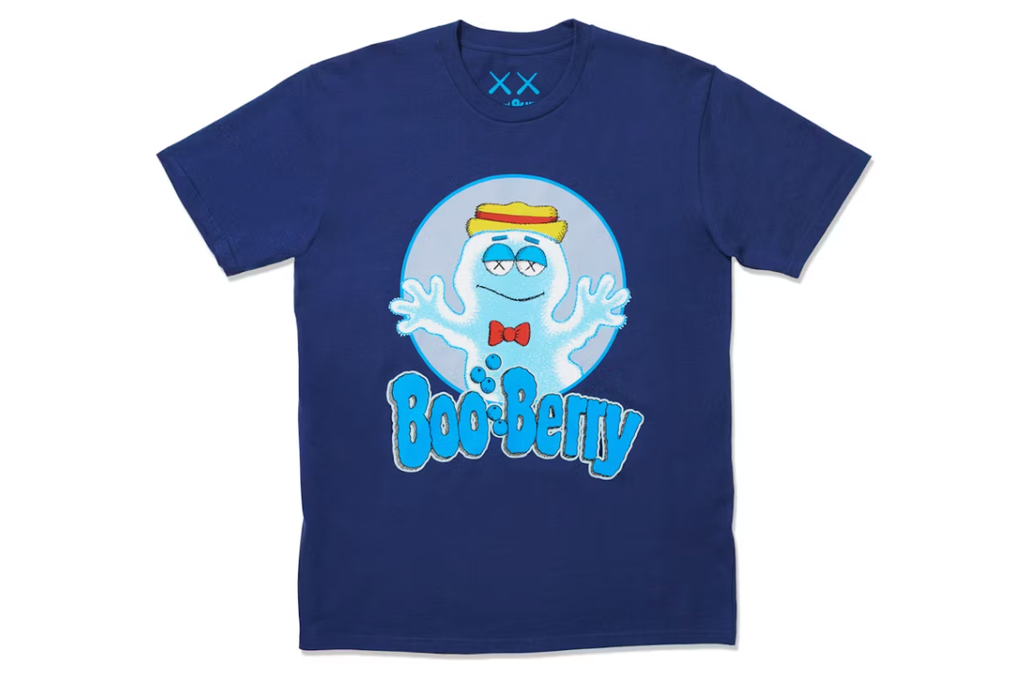 KAWS x Monsters Boo Berry T-shirt "Blue"
