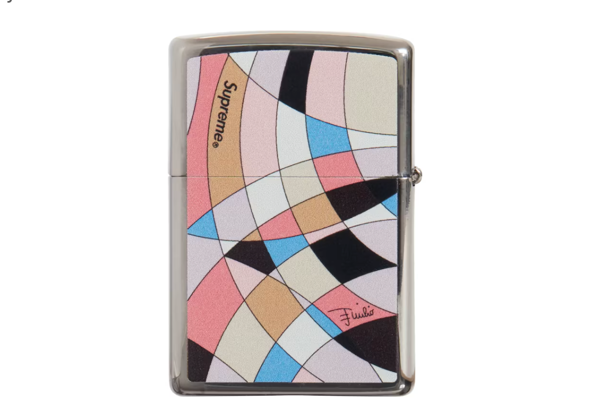 Supreme Emilio Pucci Zippo Dusty Pink
