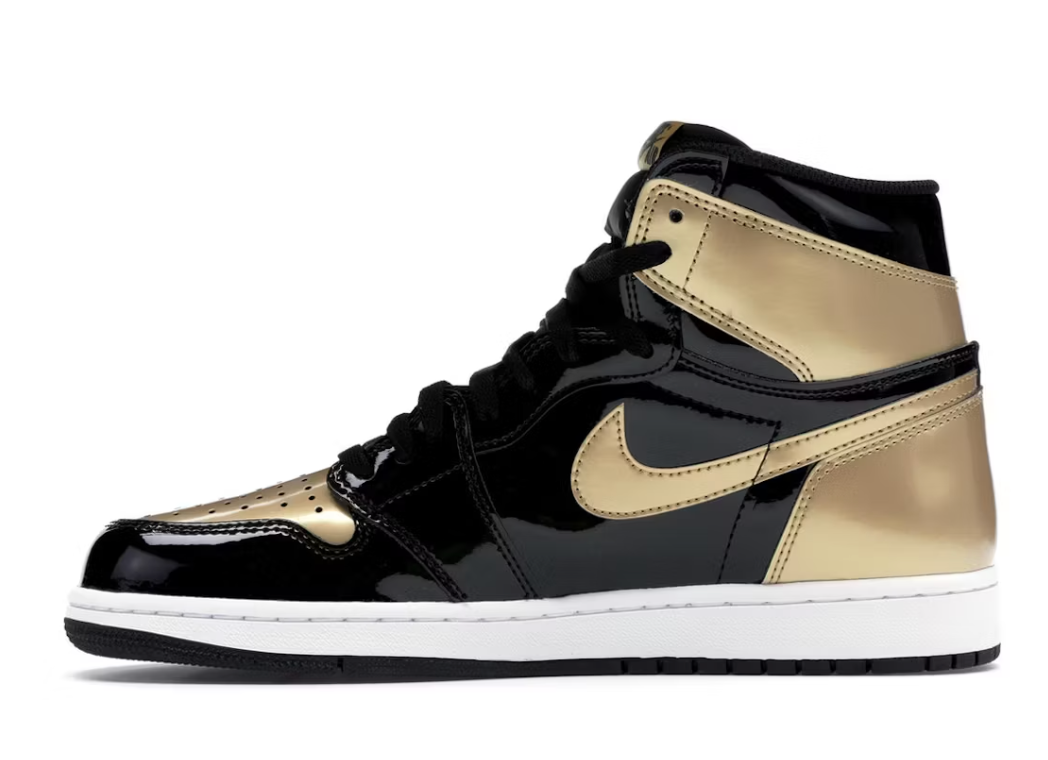 Jordan 1 High "Patent Gold Toe"