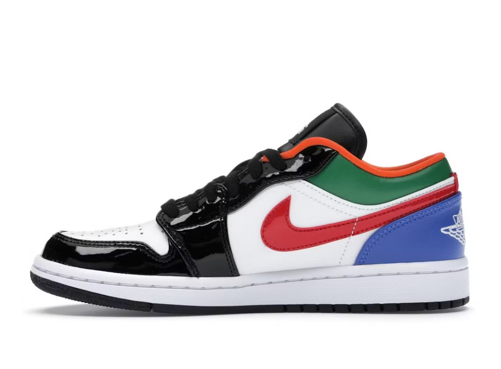Jordan 1 Low "Multi-Color Black Toe (Women's)"
