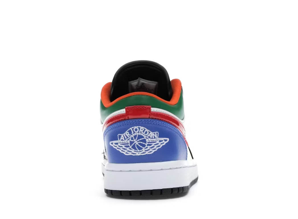 Jordan 1 Low "Multi-Color Black Toe (Women's)"