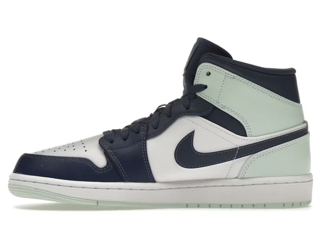 Jordan 1 Mid "Mystic Navy Mint Foam" GS