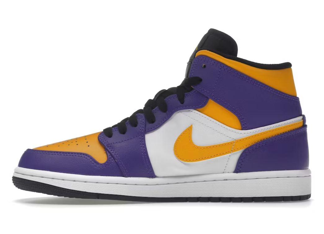 Jordan 1 Mid "Lakers" 2022