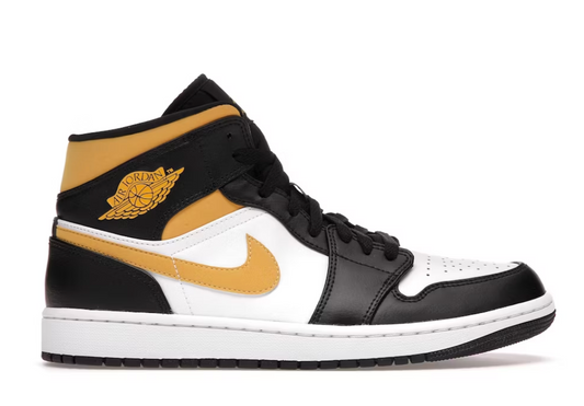 Jordan 1 Mid "White Pollen Black"