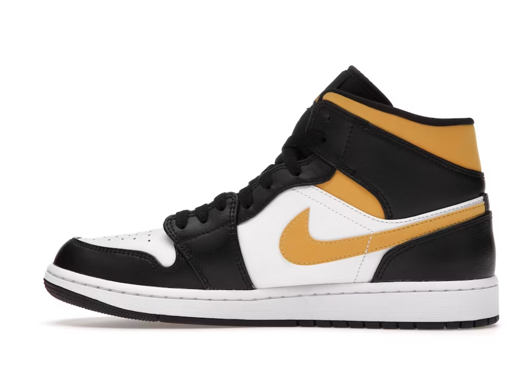 Jordan 1 Mid "White Pollen Black"
