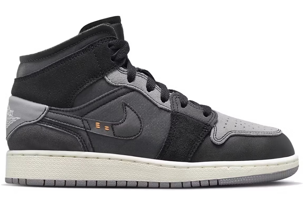 Jordan 1 Mid Craft "Inside Out Black" (GS)