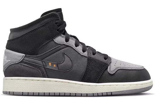 Jordan 1 Mid Craft "Inside Out Black" (GS)