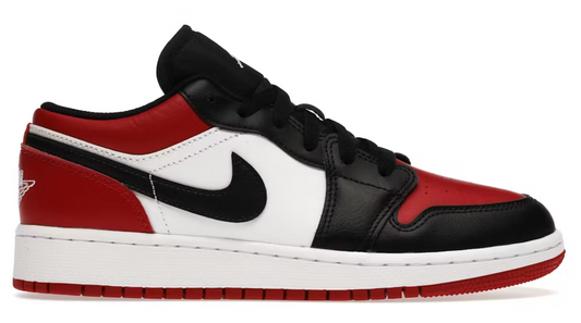 Jordan 1 Low "Bred Toe" (GS)