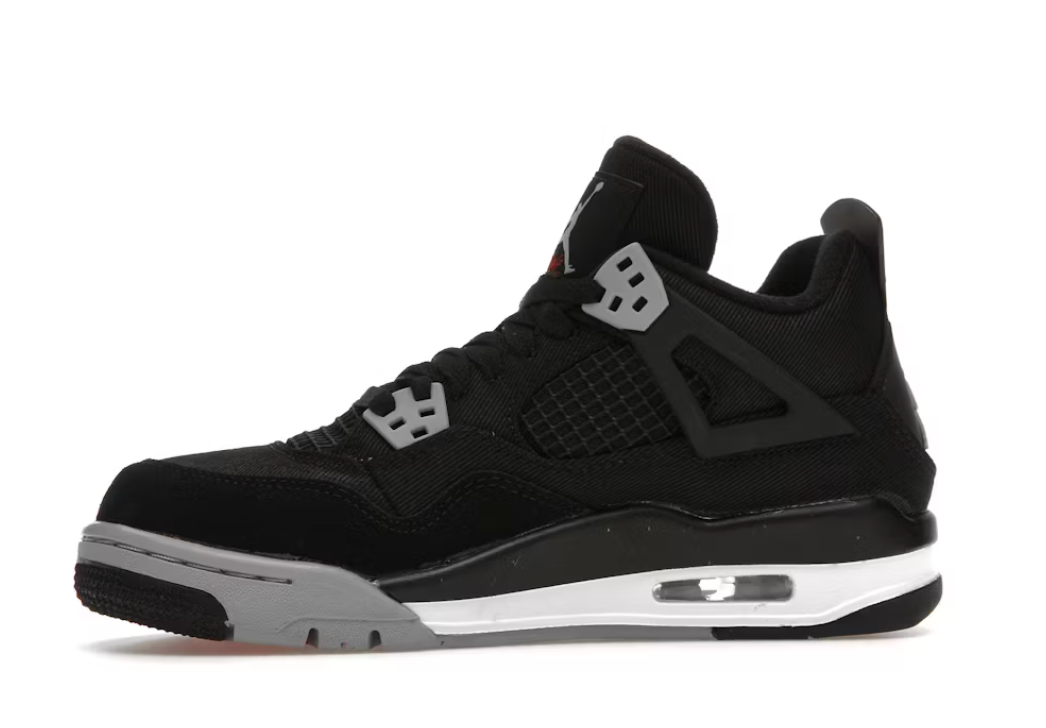 Jordan 4 Retro "Black Canvas" GS