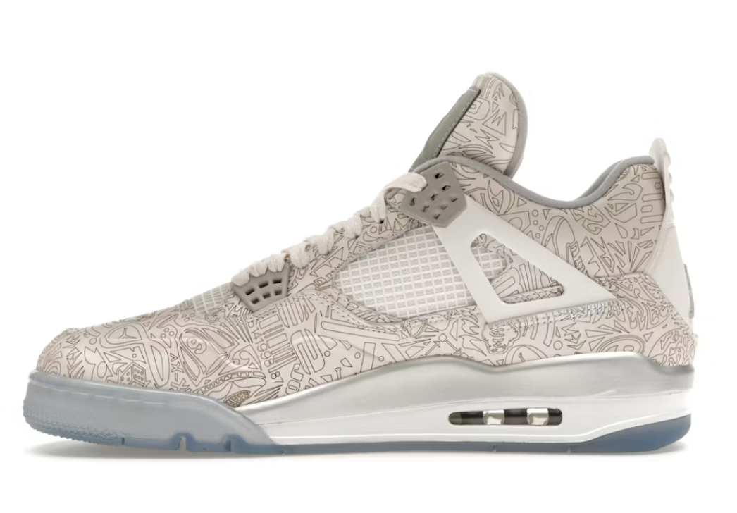 Jordan 4 Retro 30th "Anniversary Laser *Oxidized Left Sole
