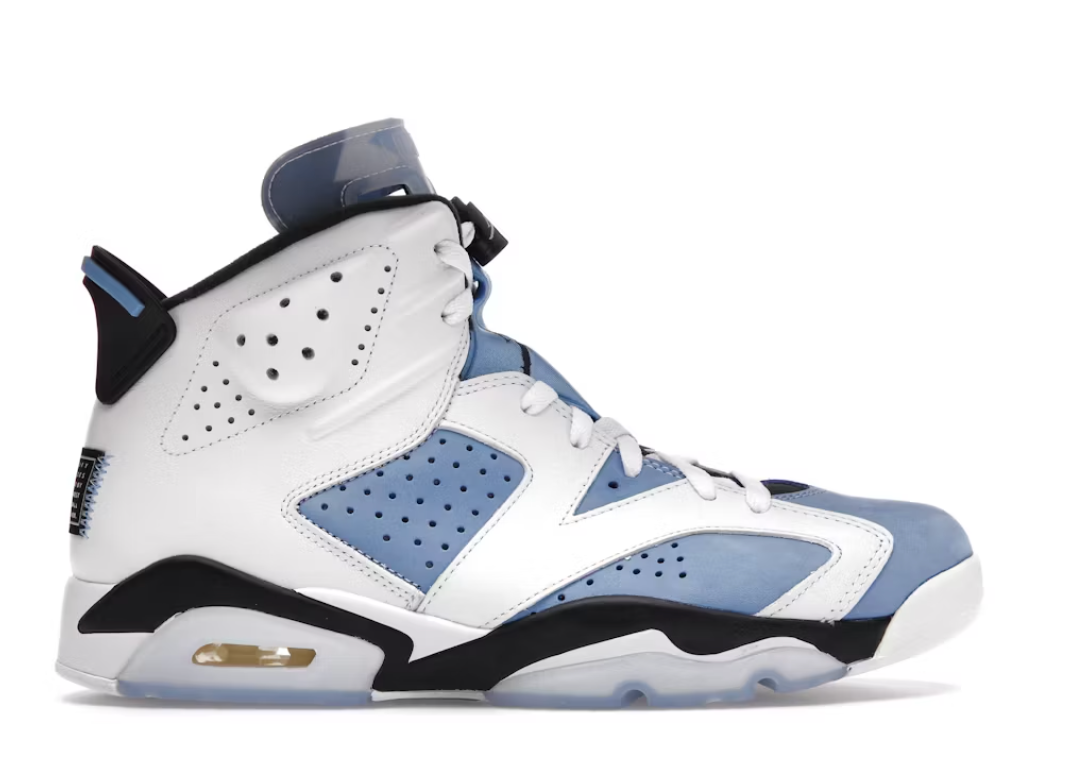 Jordan 6 Retro "UNC White"