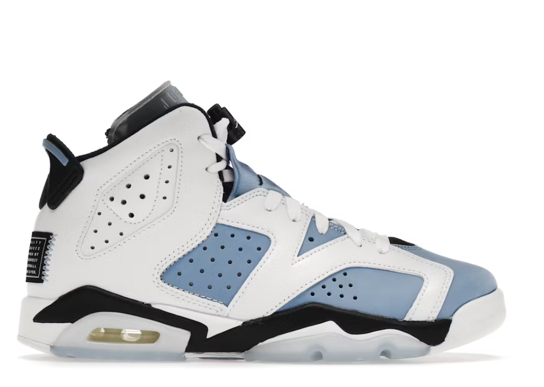 Jordan 6 Retro "UNC White" GS