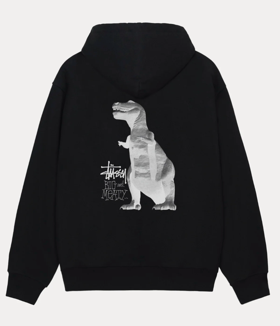 Stussy Big & Meaty Zip Hoodie "Black"