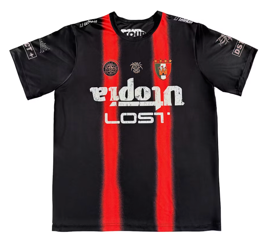 Travis Scott Italy Soccer Jersey "Black"
