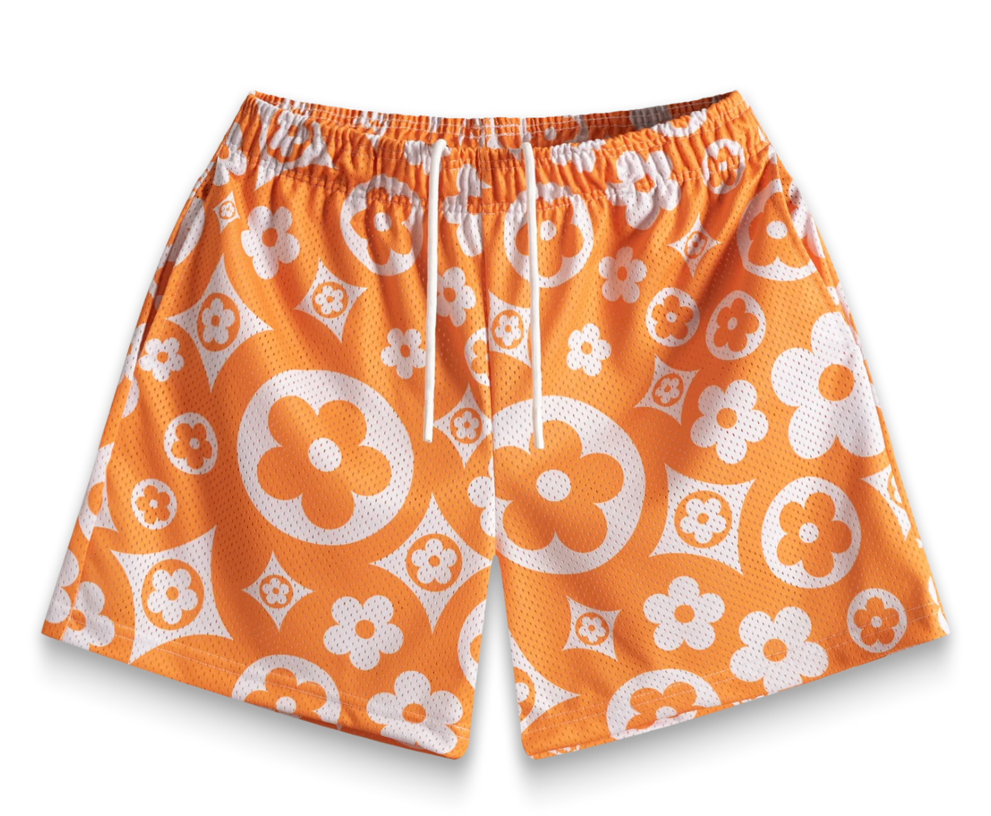 Bravest Studios "Orange Flower Shorts"