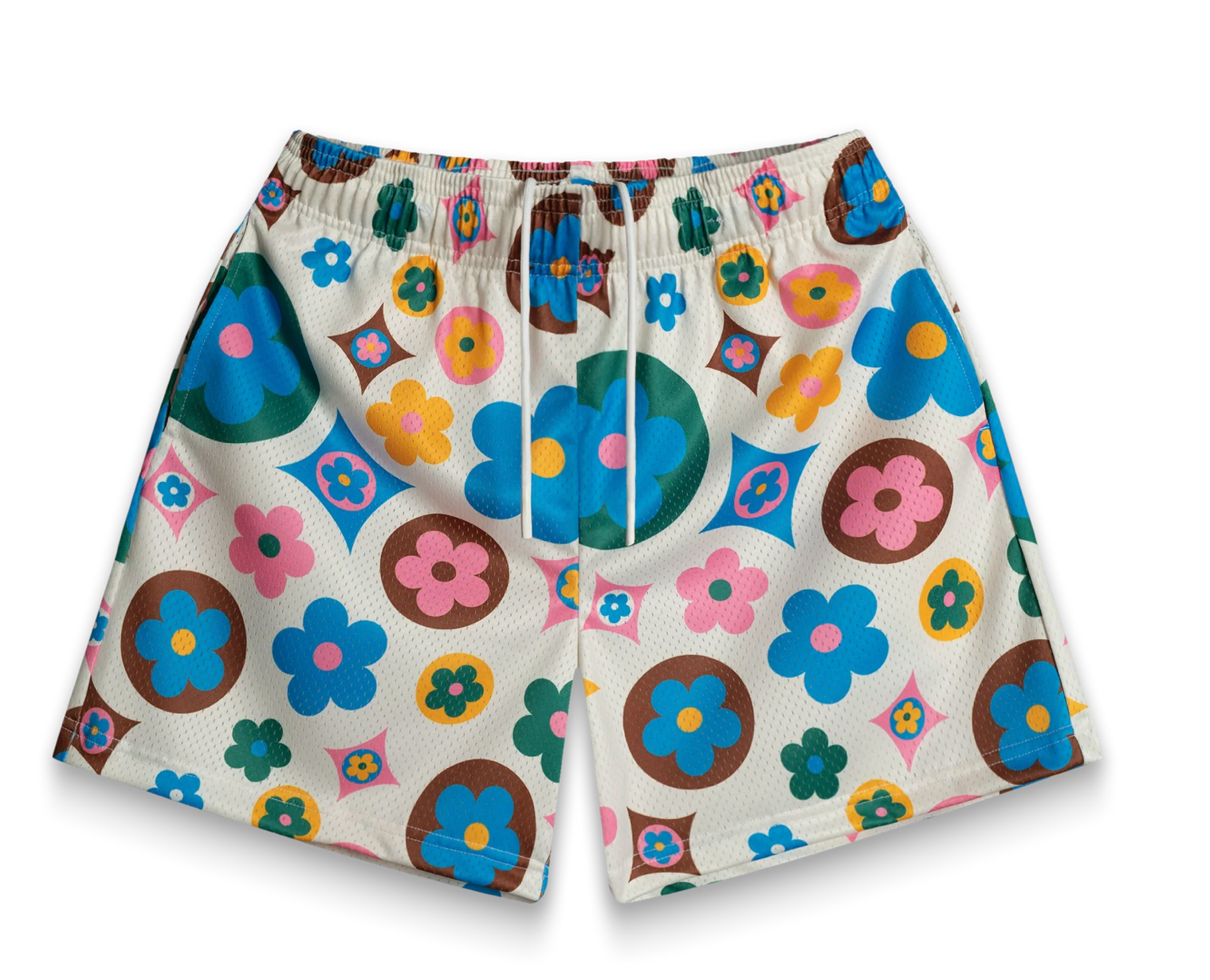 Bravest Studios "Flower Shorts Cream Multi"
