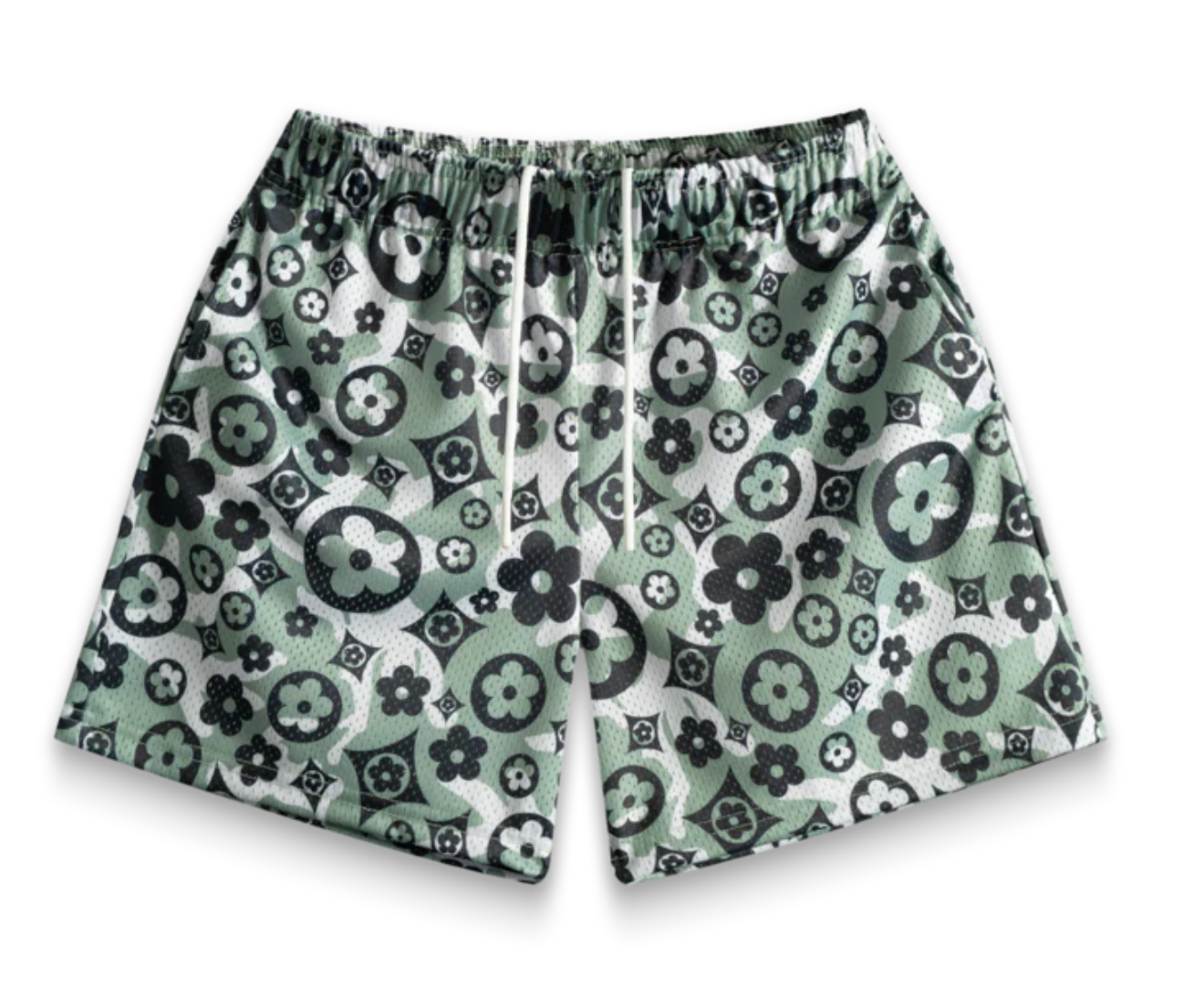 Bravest Studios "Camo Flower Shorts"