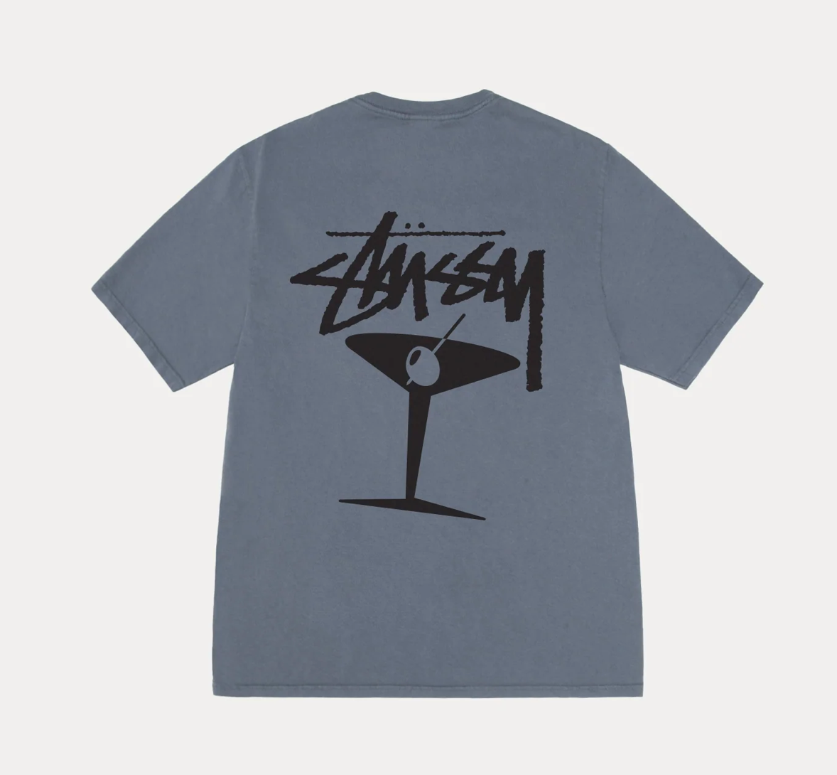 Stussy Martini Tee Dye Pigmented Navy