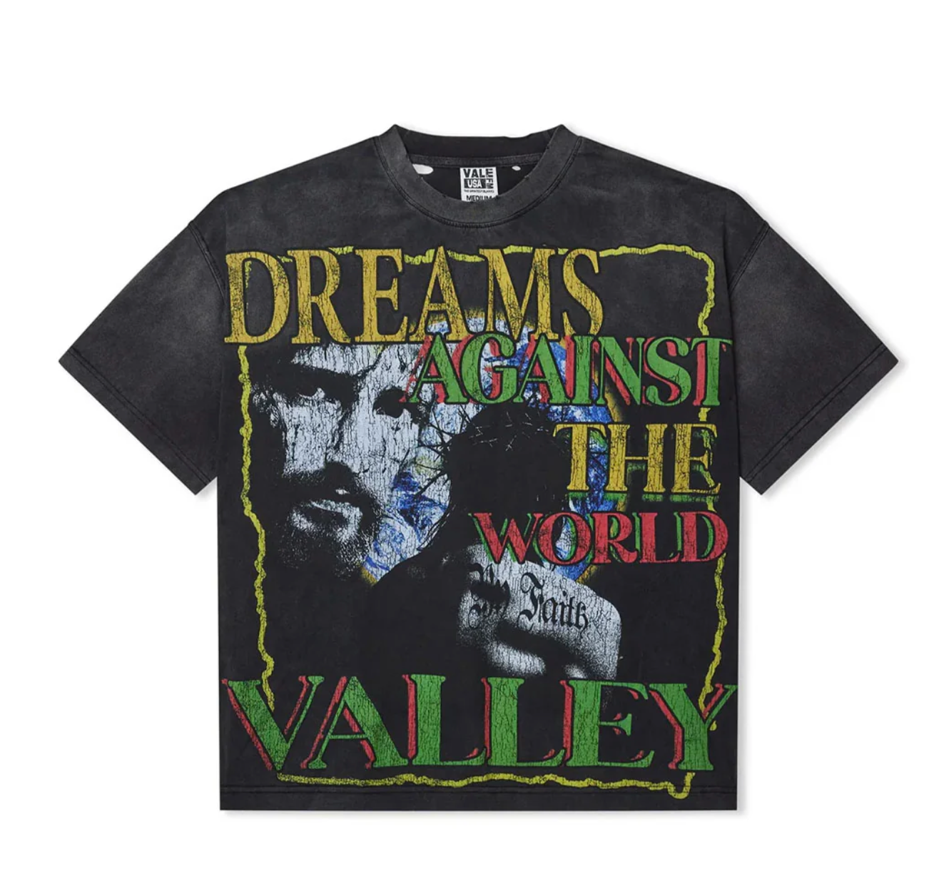 Vale Forever "Dreams Vs World Tee Vintage Black"