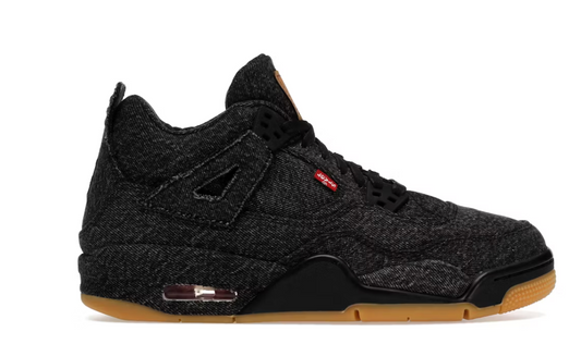 Jordan 4 Retro Levi's Black (GS) (Levi's Tag)