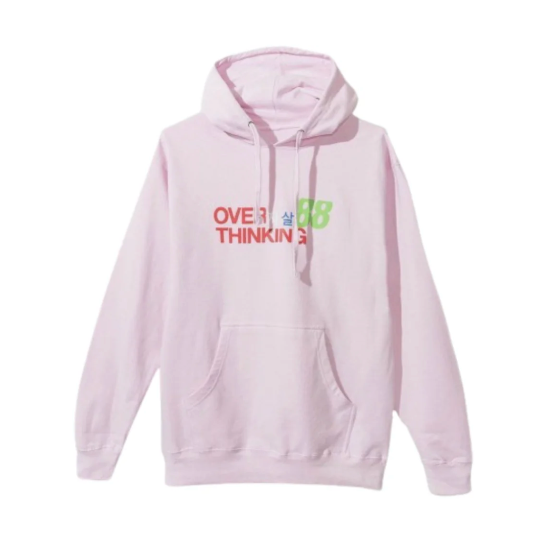Anti Social Social Club Over Time Over Thinking 88 Hoodie (Pink)
