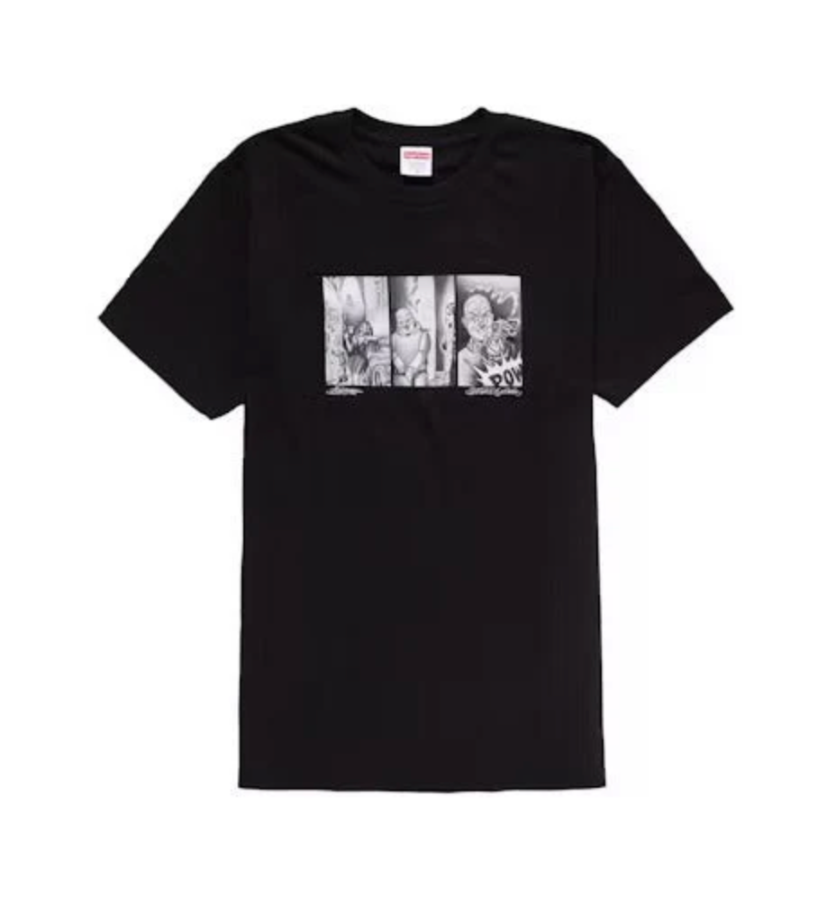 Supreme Mister Cartoon "Pow Tee" Black