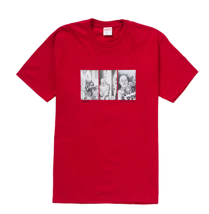 Supreme Mister Cartoon Pow Tee Red
