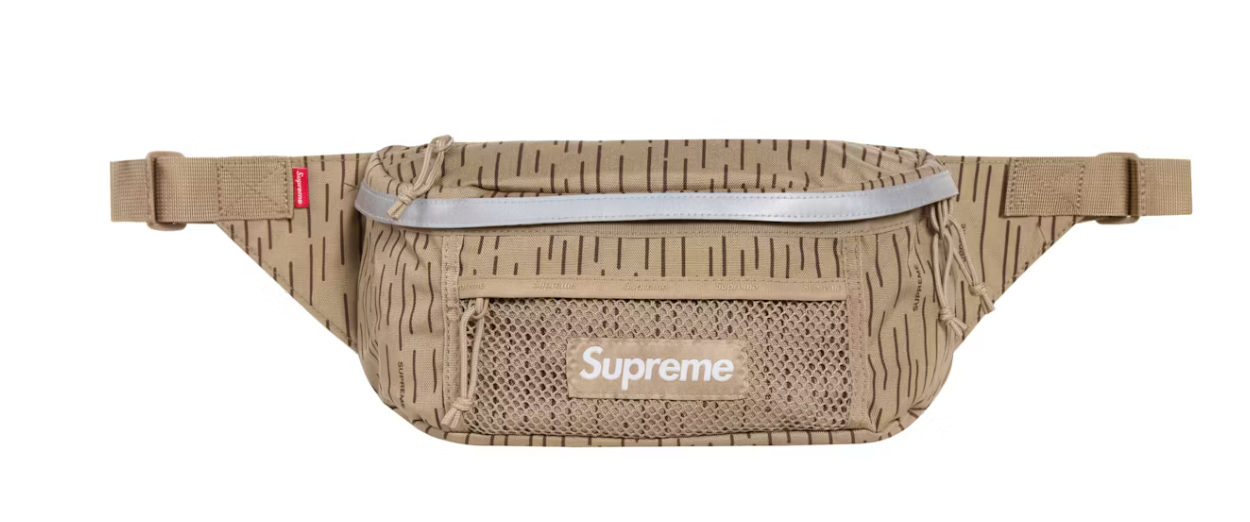 Supreme Waist Bag (FW24) Tan Raindrop