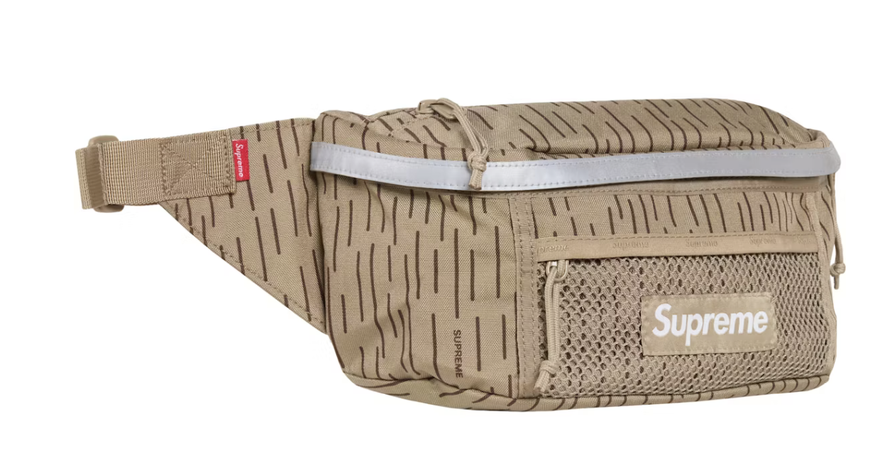 Supreme Waist Bag (FW24) Tan Raindrop