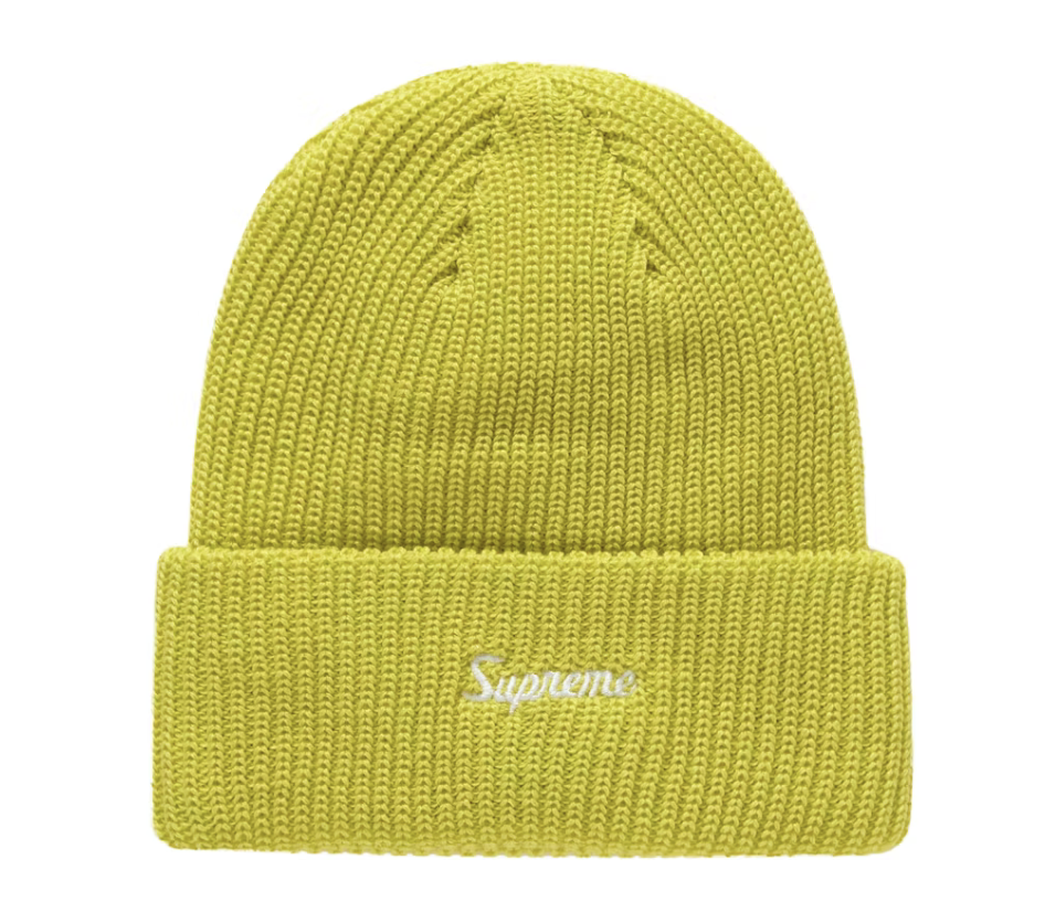 Supreme Loose Gauge Beanie (FW24) Lime
