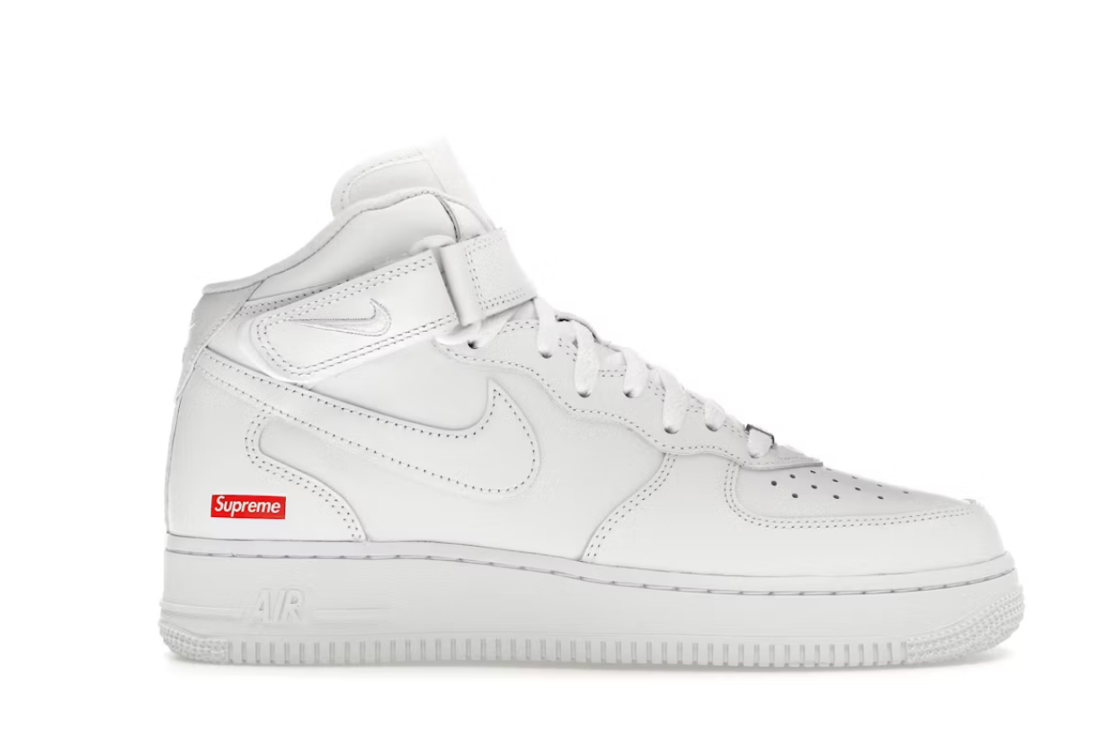 Nike Air Force 1 Mid Supreme White