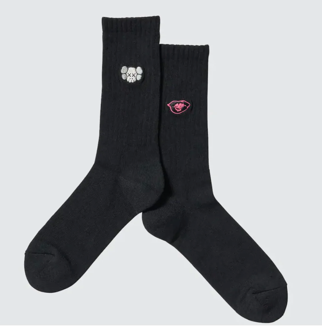 KAWS x Uniqlo Warhol Black UT Socks