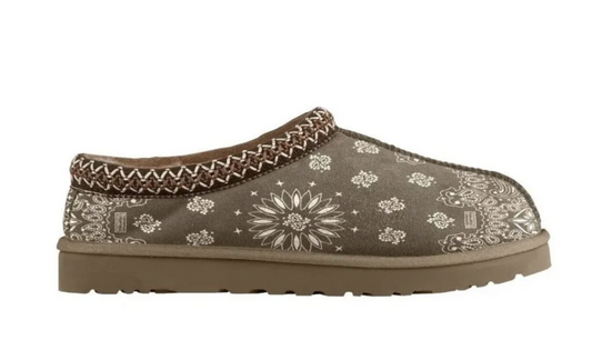 Bravest Studios Brown Paisley Slippers