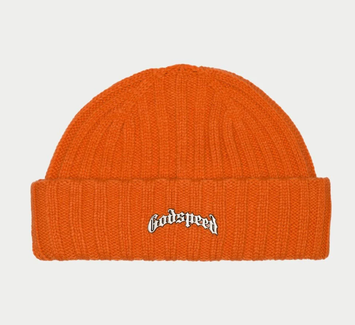 Godspeed Og Logo Emblem Beanie - Orange