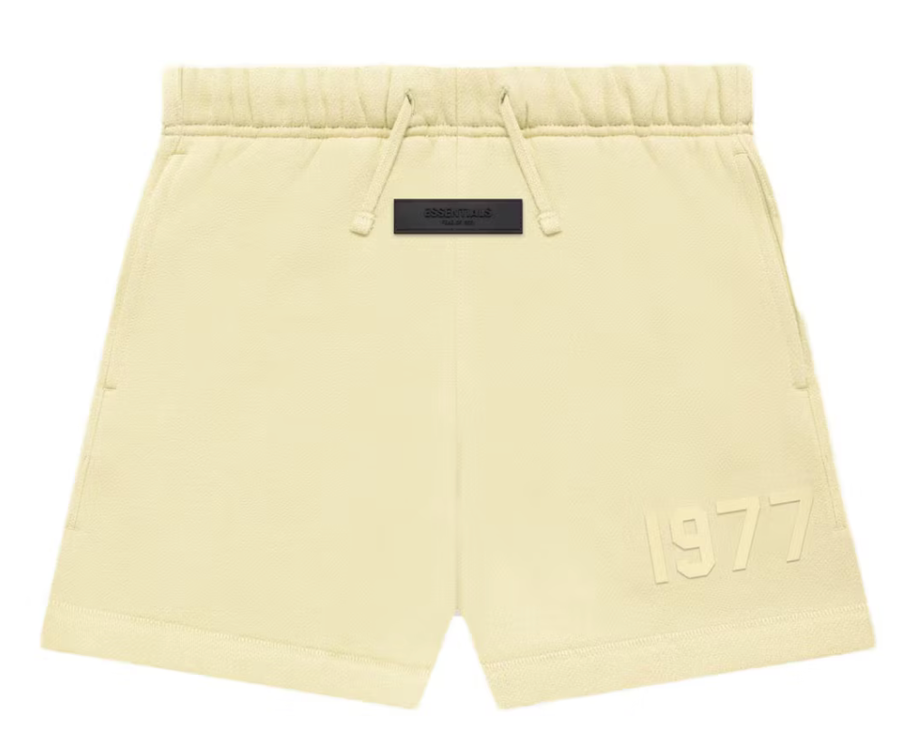 Fear of God Essentials Kids Sweat Shorts "Canary"