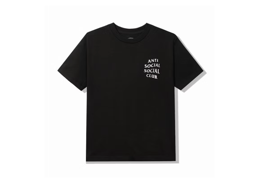 Anti Social Social Club Case Study Flag T-shirt "Black"