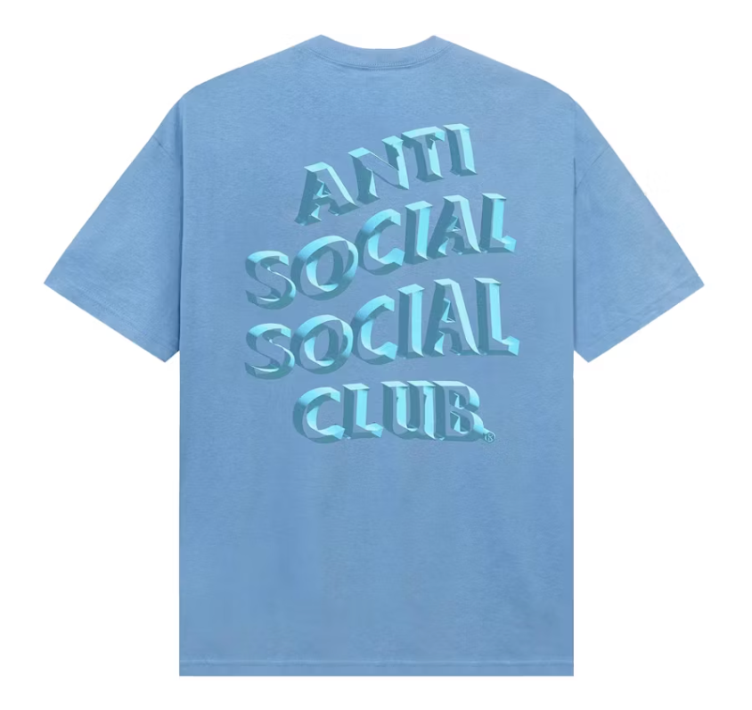Anti Social Social Club Deeper Than Usual Tee "Aquatic Blue"
