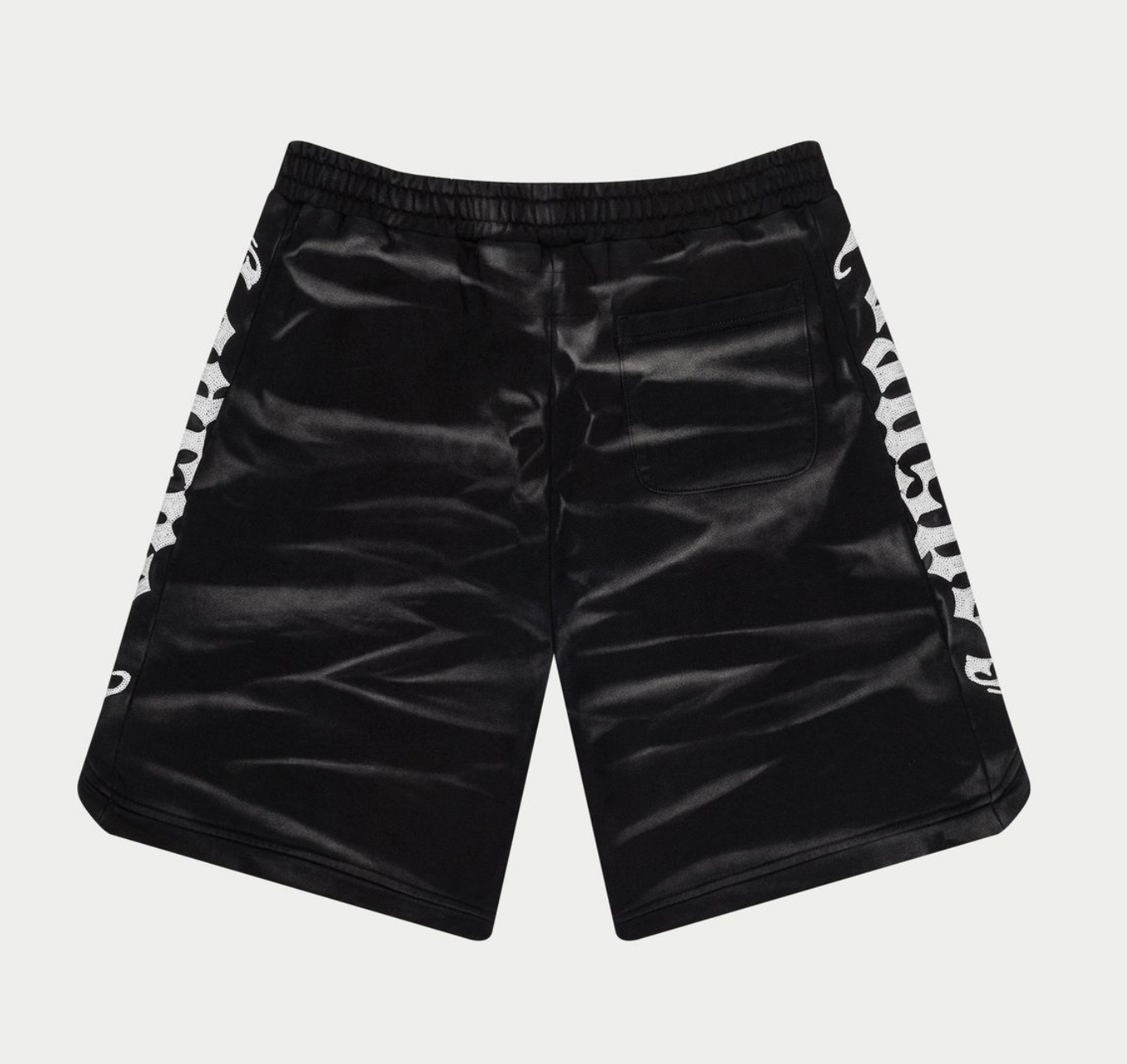 GodSpeed "CourtSide Shorts" (Black Wash Tie-dye)