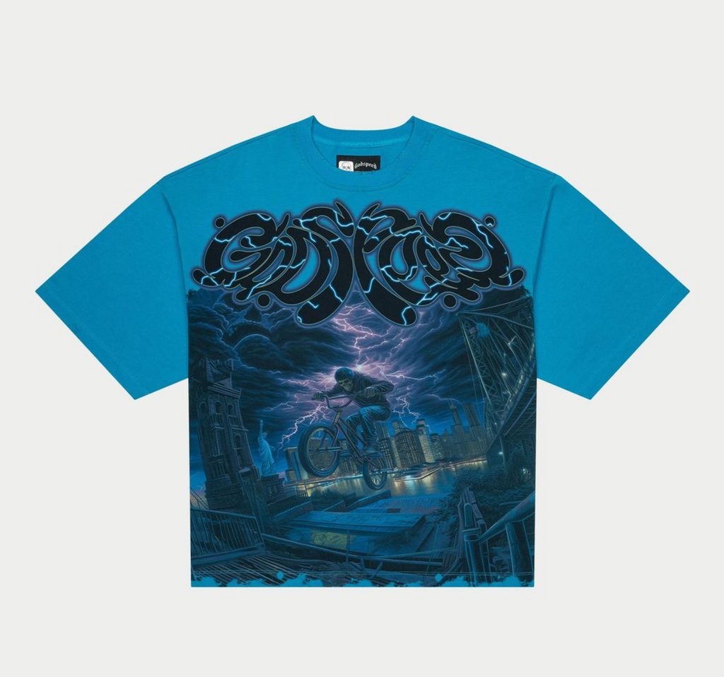 GodSpeed B.M.X Tee (Carolina blue)