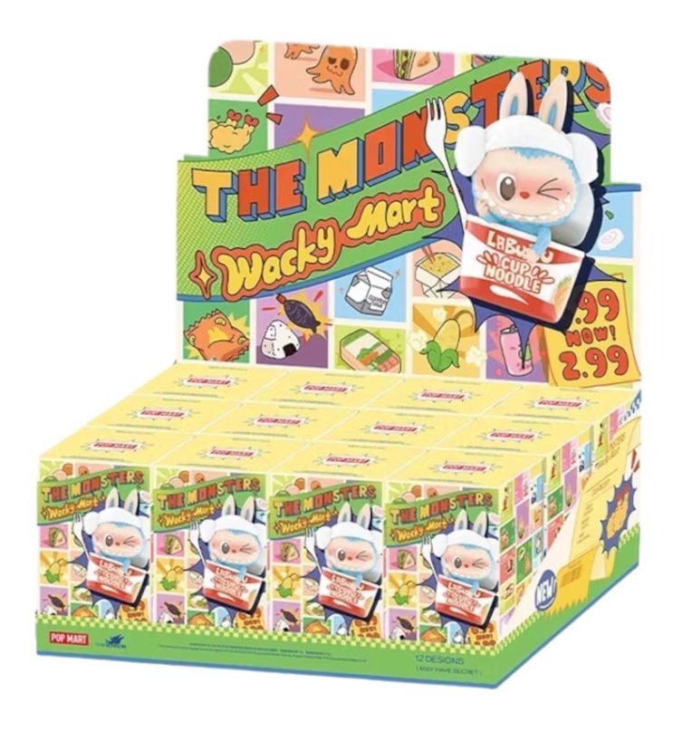 Pop Mart Labubu The Monsters Wacky Mart Series Figure Sealed Case (1 Blind Box)