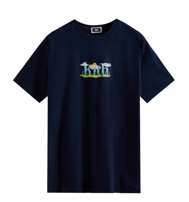 Kith Cloud Serif Logo Tee
