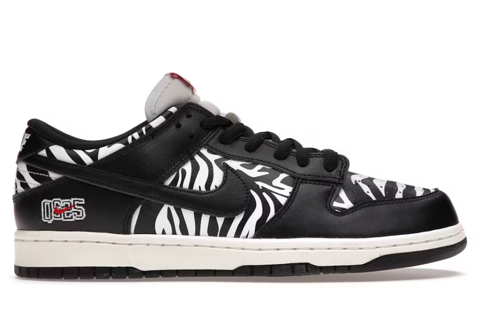 Nike SB Dunk Low QS "Quartersnacks Zebra"