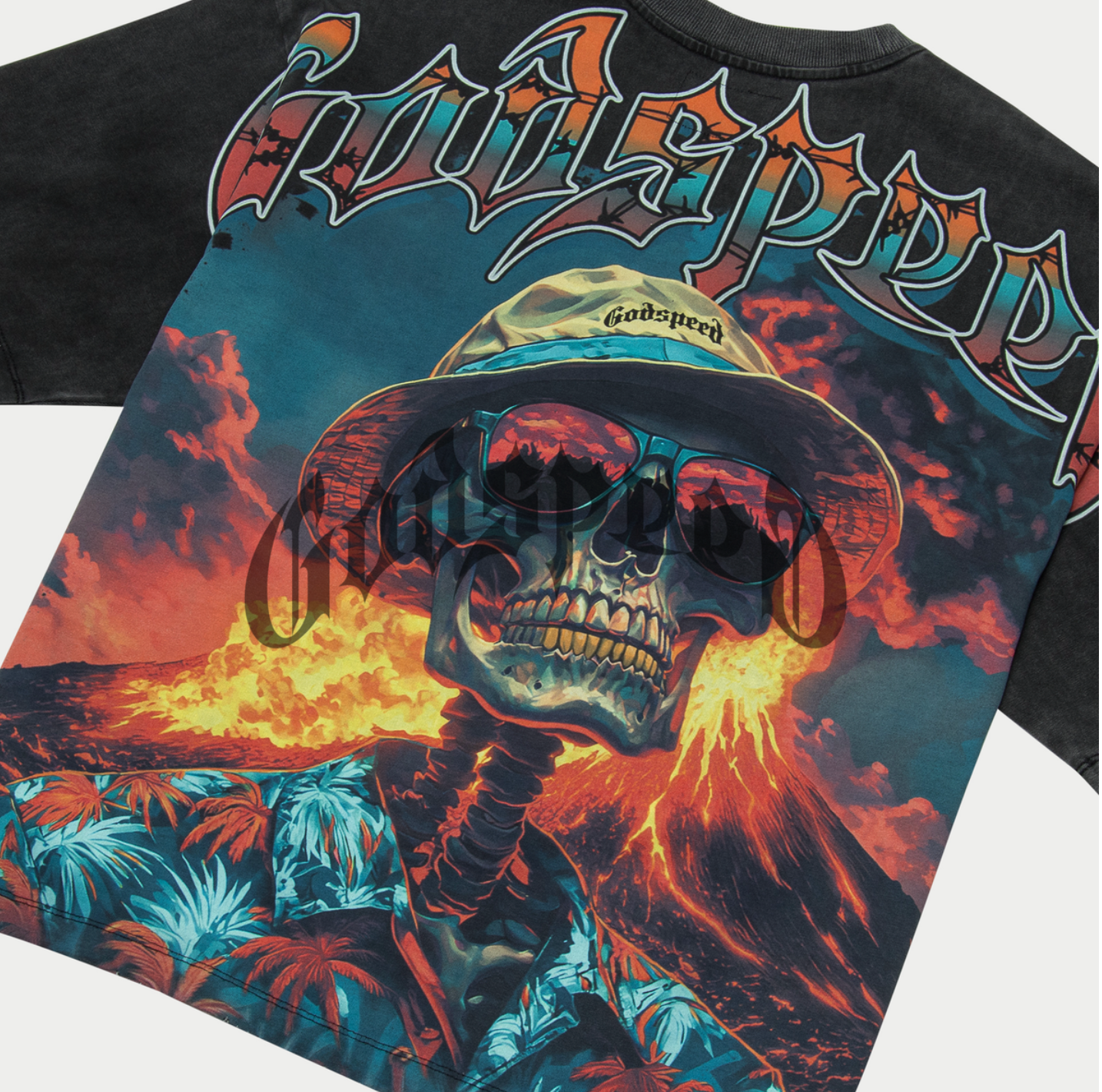 GodSpeed “Natural Disaster” T-Shirt (Black wash)