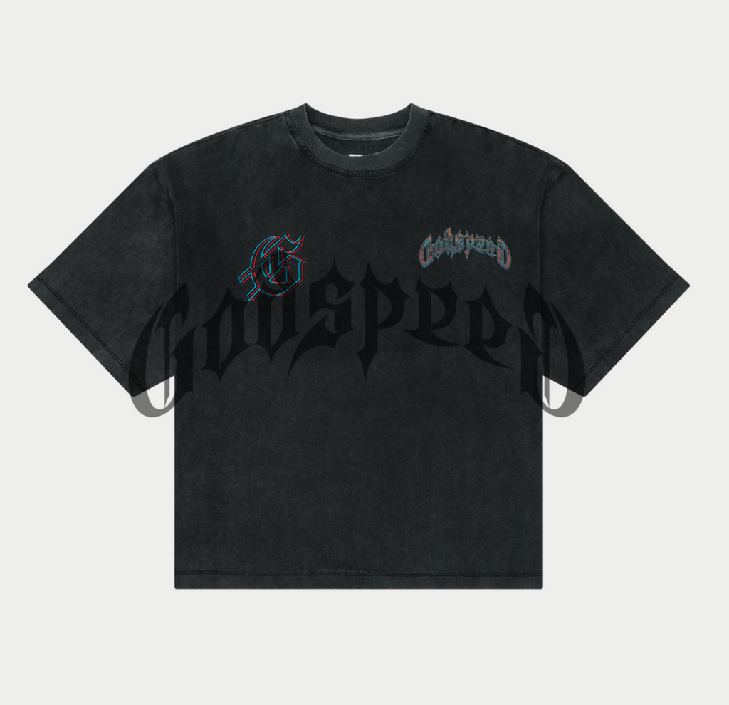 GodSpeed “Natural Disaster” T-Shirt (Black wash)