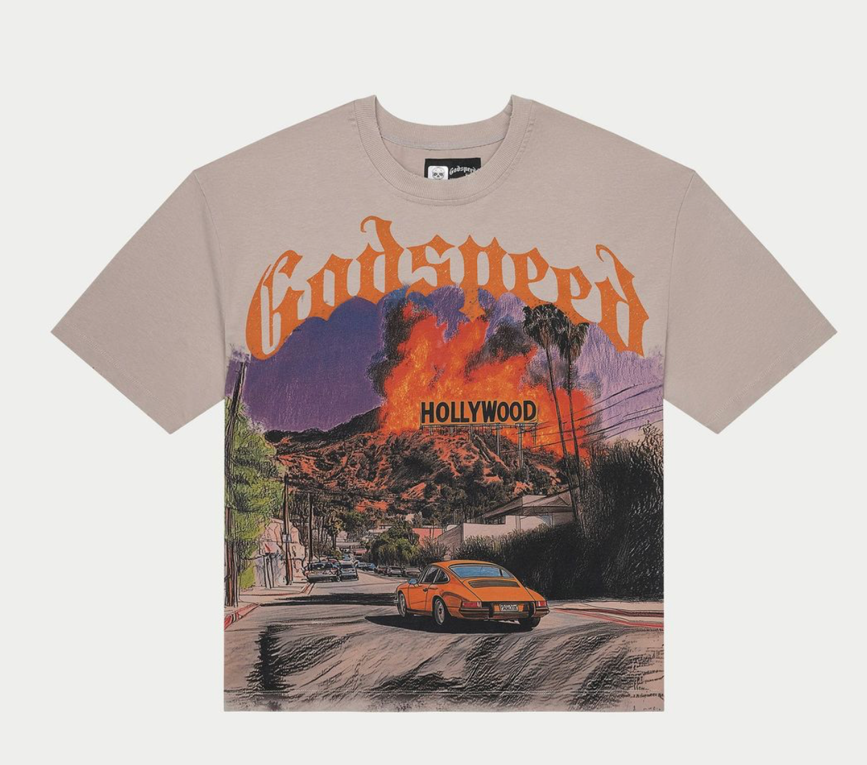 GodSpeed “Los Scandalous” T-Shirt (Stone Wash)