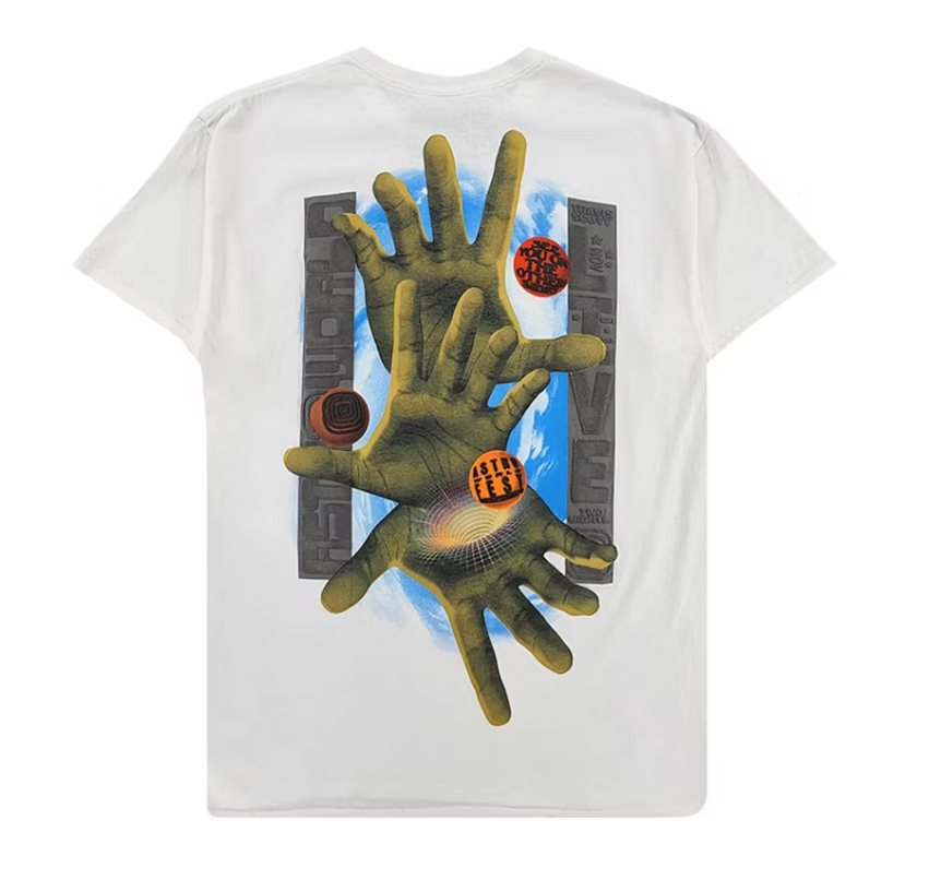 Cactus Jack by Travis Scott Three Hands Tee 'White'