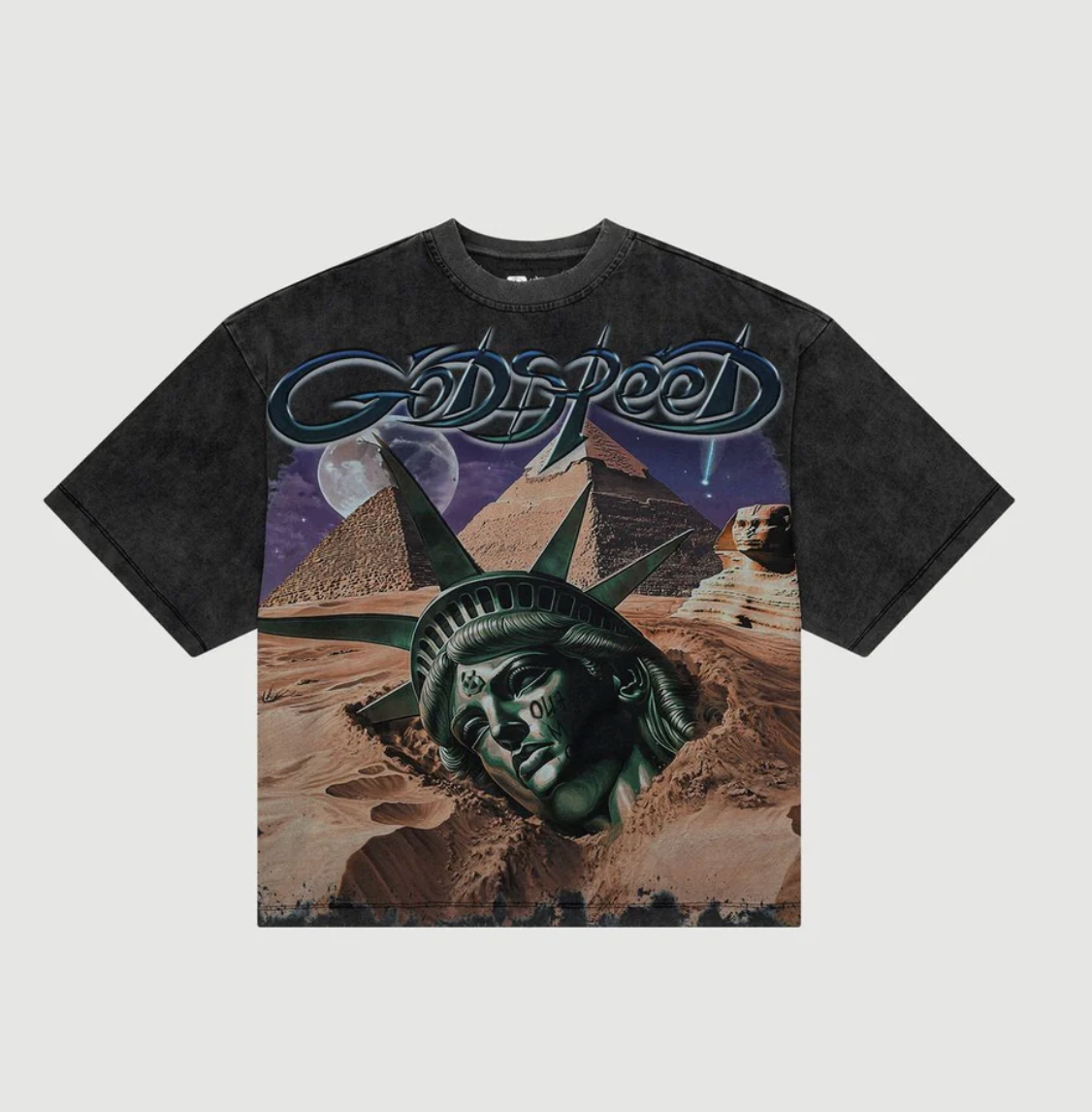 GodSpeed "Mother Cairo" T-Shirt (Black Wash)