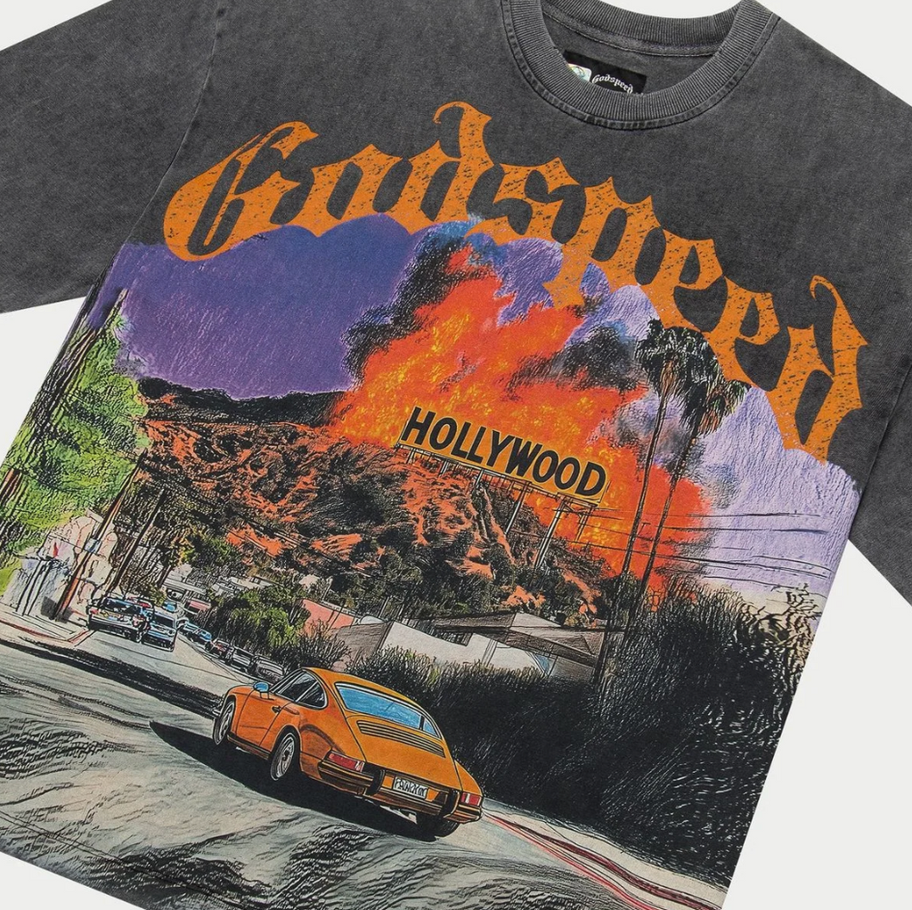 GodSpeed "Los Scandalous" T-Shirt (Black Wash)