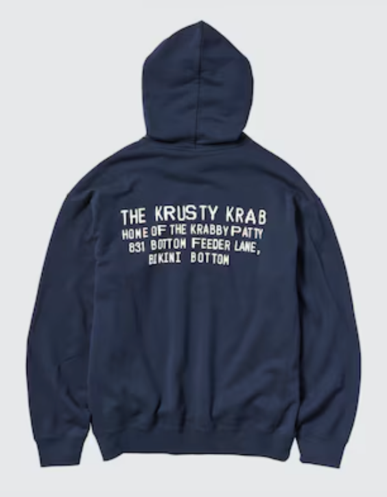 SpongeBob SquarePants Cactus Plant Flea Market Sweat Hoodie "Navy"